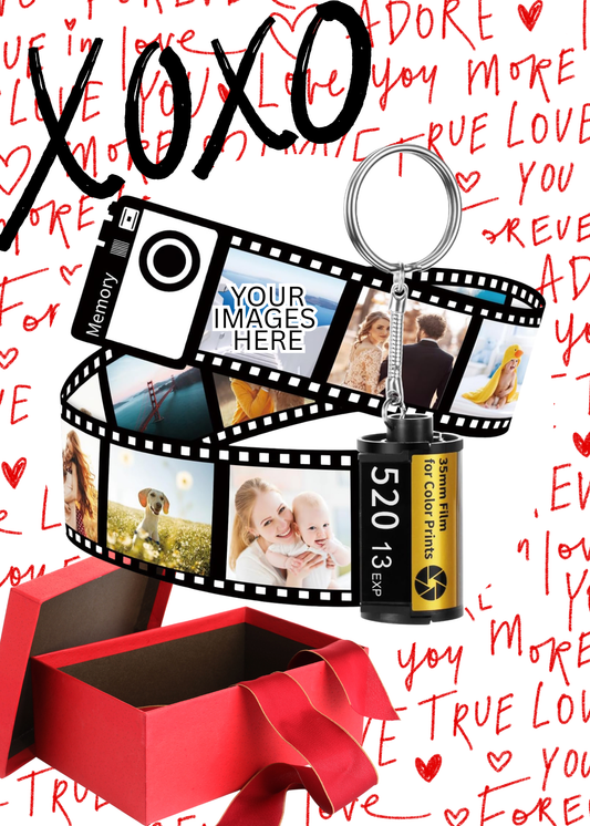 Custom Film Roll Key Chain