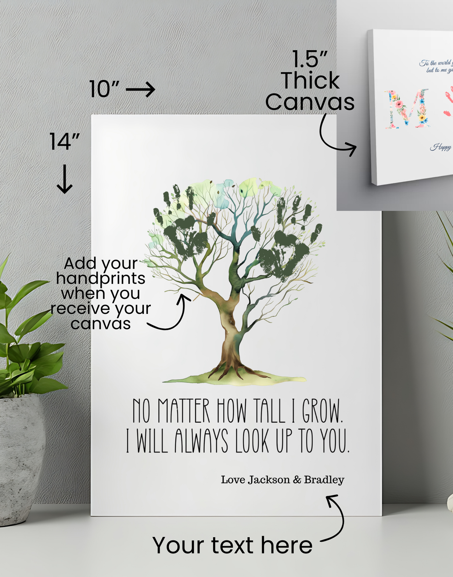 Handprint Keepsake Canvas
