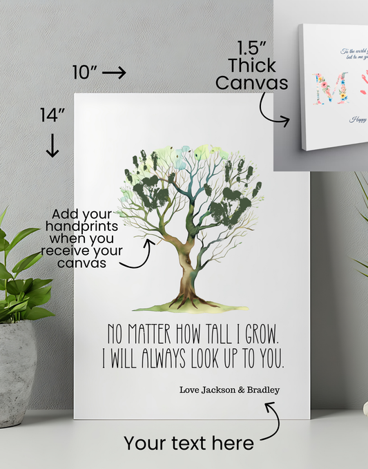 Handprint Keepsake Canvas