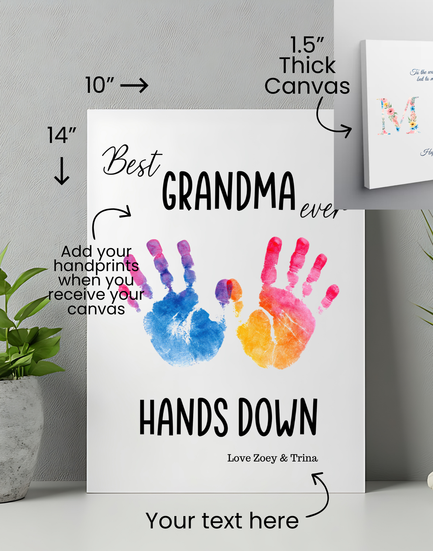 Handprint Keepsake Canvas