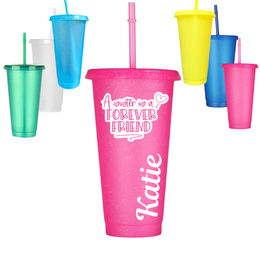 Custom 24oz Glitter Cold Cup