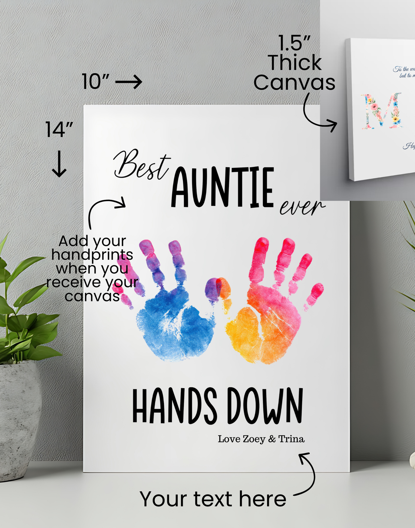 Handprint Keepsake Canvas