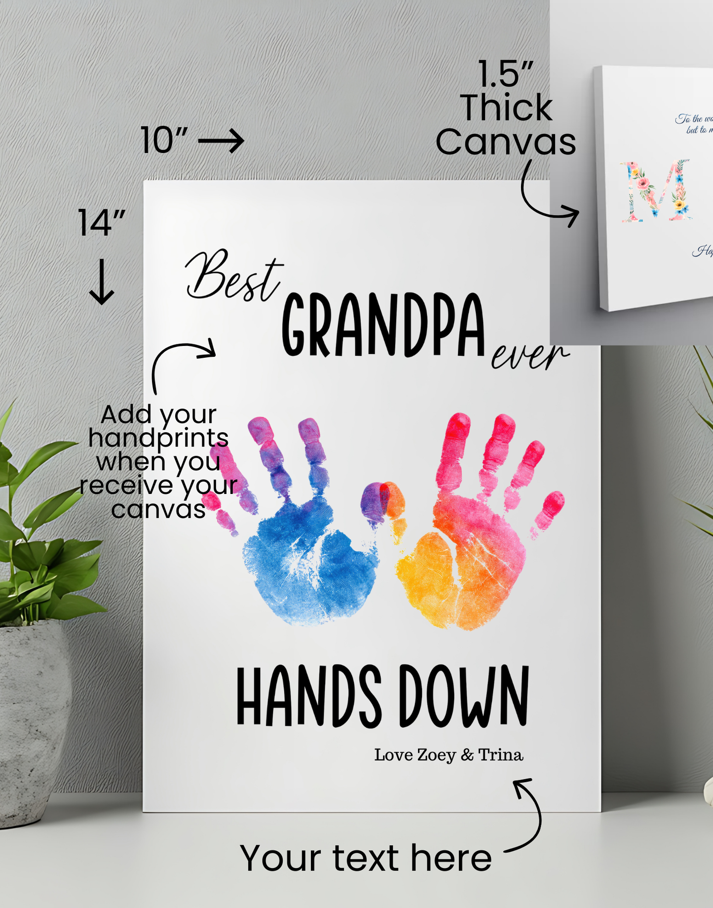 Handprint Keepsake Canvas