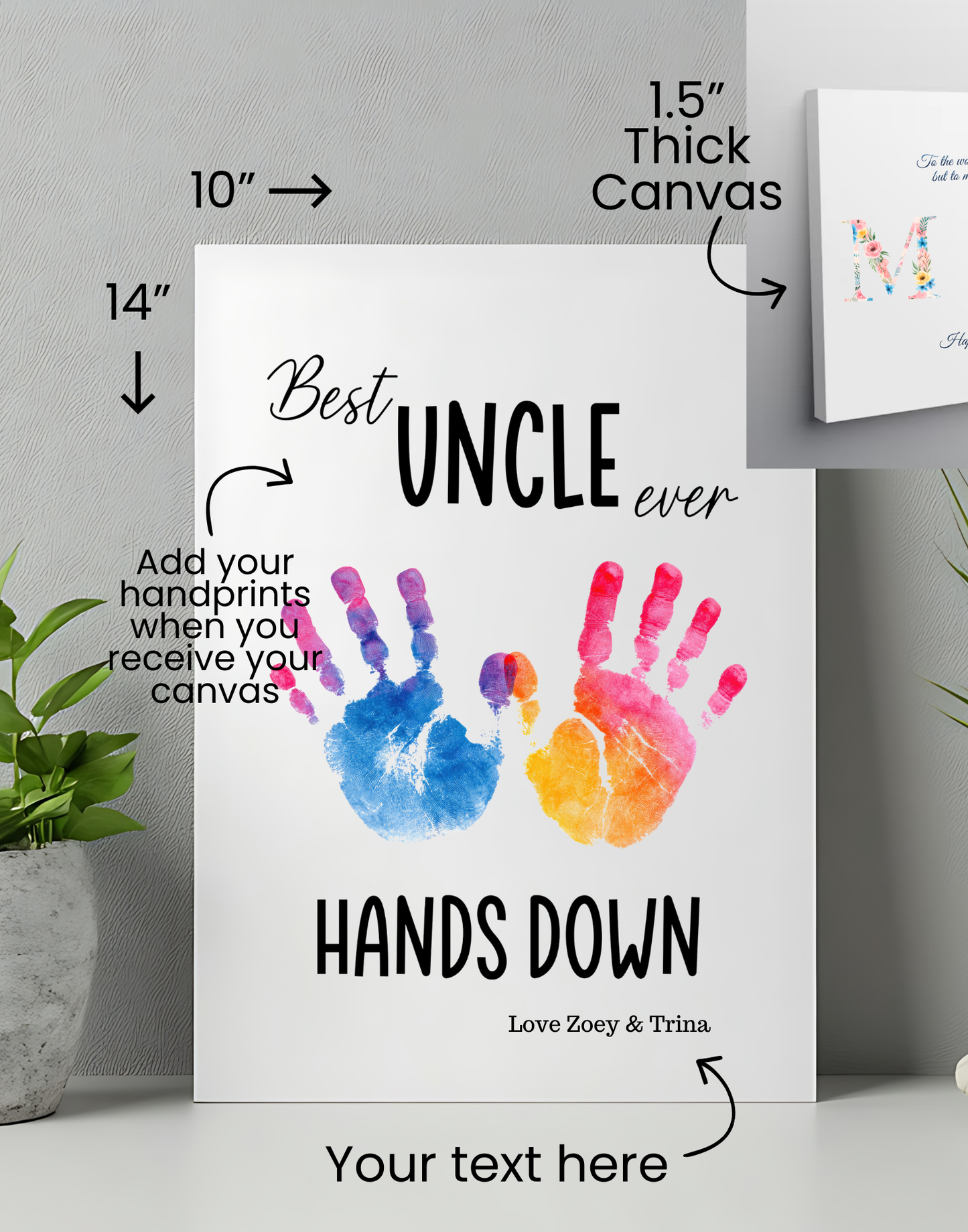 Handprint Keepsake Canvas