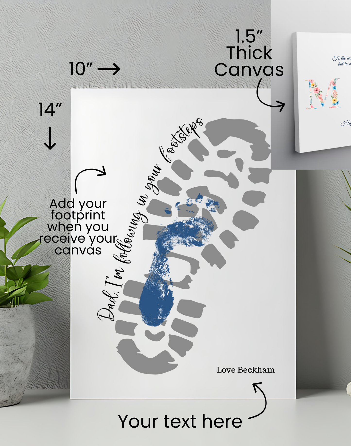 Handprint Keepsake Canvas