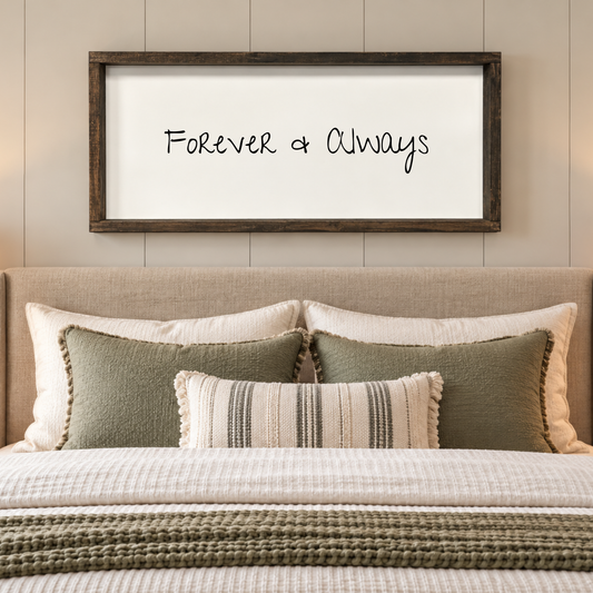 Farm house sign