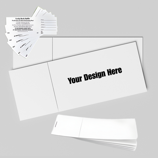 Black and White Numbered Tickets