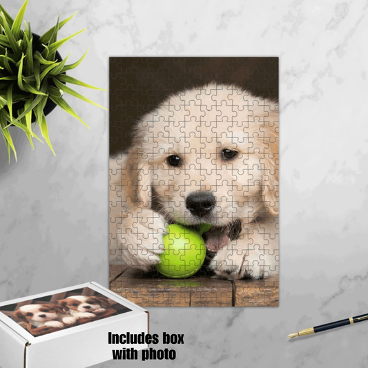 Cardboard Photo Puzzle