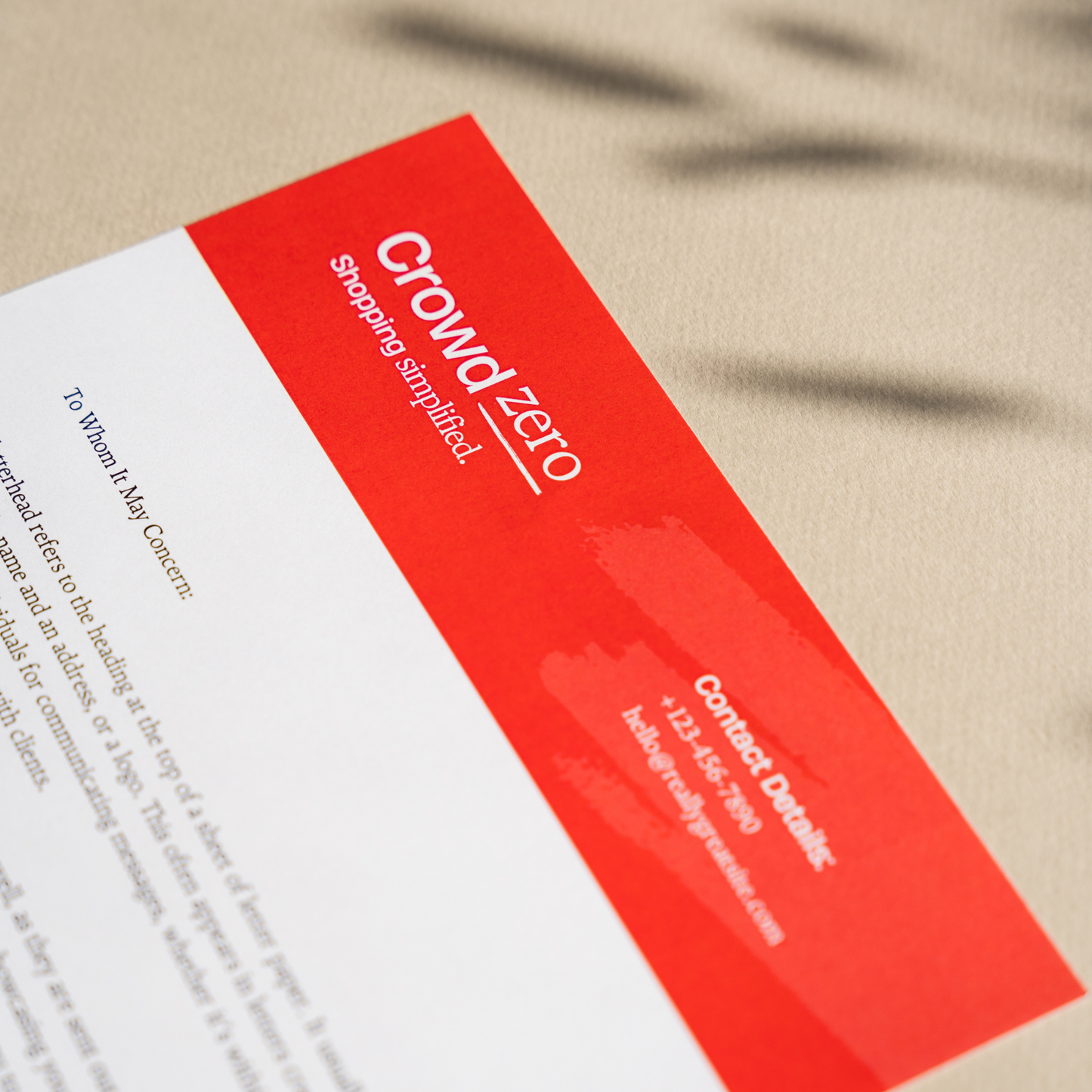 Custom Letterhead